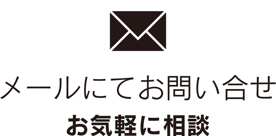 メールにてお問い合せ